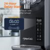 Slushie Machine - Professional Frozen Drink Maker No Ice Needed- 70 oz Slushy Machine for Home with LED Display - One-Touch Reservation & 6 Pre-set Programs for Frozen Margaritas, Frappés & Ice Cream
