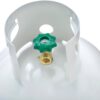 Steel Propane Tank Cylinder with POL Valve and Collar, Great for Mixed Heating Systems, Home fireplaces, Dryers and Grills-Flame King