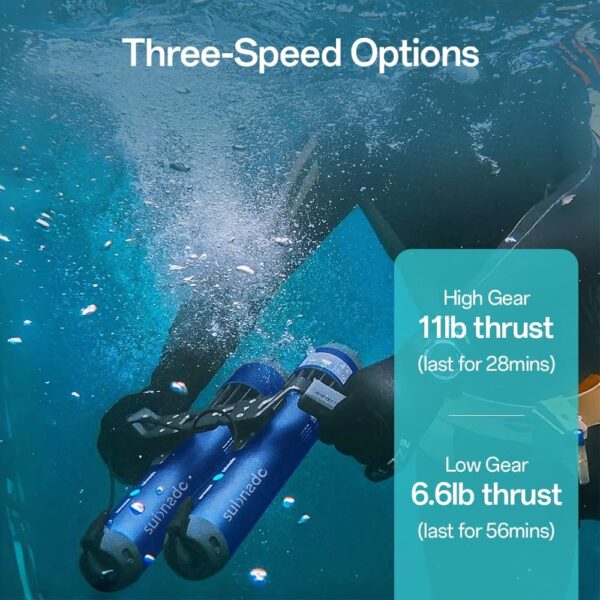 7cab7e96f9204528bb3c0ae9b0b0d0dc Waydoo Subnado Underwater Scooter Lite, Water Sports Diving Scooter with Removable Handle, Compact and Portable Water Scooter for Adults&Kids, Scuba Diving Snorkeling Sea Scooter Multiple Uses, Blue