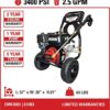 SIMPSON Cleaning CM61083 Clean Machine 3400 PSI Gas Pressure Washer