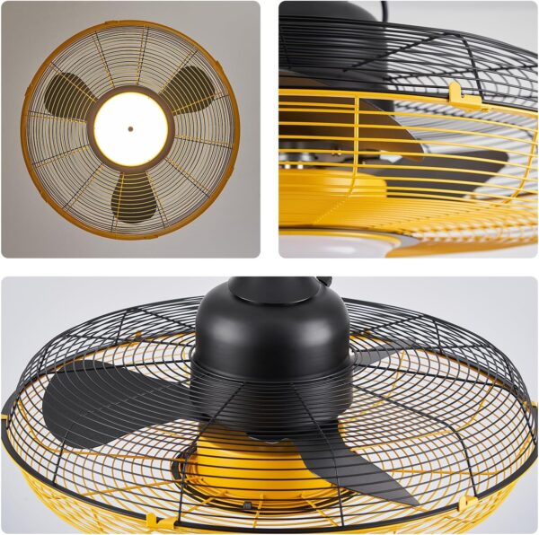 7cfdc17822a74897a382143f24ab5e46 Outdoor Ceiling Fan with Light, Plug in Ceiling Fan with Remote, Gazebo Fans Outdoor Hanging for Patios Waterproof, Wet Rated Hanging Fan with App Control