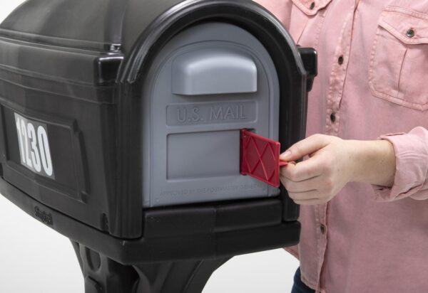 7f527f54fbe44be49c29e0b54c2addb0 Simplay3 Dig Free Easy Up Classic Black Plastic Mailbox