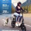 URBANMAX C1 Electric Scooter with Seat, 450W Powerful Motor up to 22 Miles Range