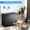 3.5 Cubic Feet Chest Freezer with 2 Removable Baskets Free Standing Top Open Door Compact Freezer with Adjustable Temperature for Home/Kitchen/Office/Bar (3.5 Cubic Feet, White)