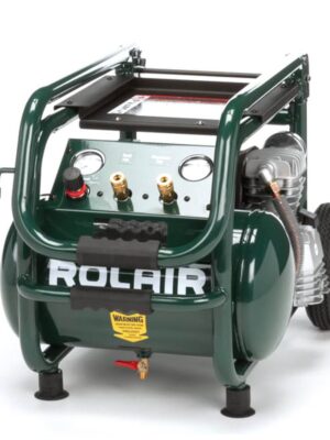 Rolair VT25BIG 5.3 Gallon Electric Wheeled Portable Compressor for tires & tools