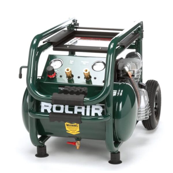 81eb5790c08d4266a331d222f929c0cf Rolair VT25BIG 5.3 Gallon Electric Wheeled Portable Compressor for tires & tools