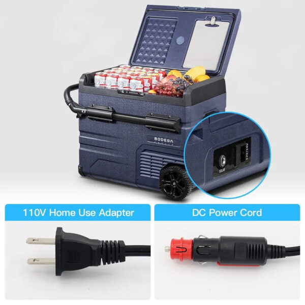 82093e54c613487e95b507fa8bafce7b 12 Volt 37 Qt. Portable Car Refrigerator, Car Freezer for Outdoor, Camping, Travel, RV,APP Control