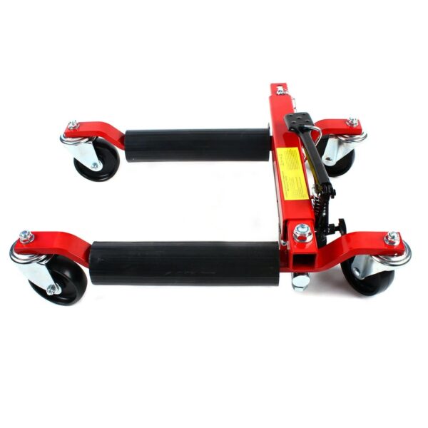 82452f4bfd9c472b83fa5e3e2934b998 1500lb HYDRAULIC Positioning Car Wheel Dolly Jack Lift Auto Vehicle Moving Hoist