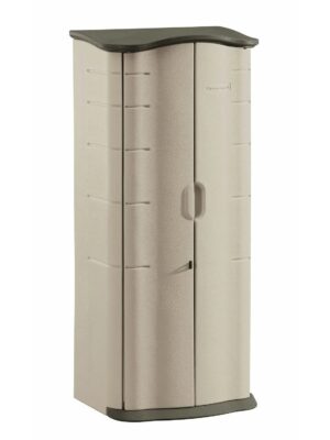 Rubbermaid Vertical Resin Weather Resistant Outdoor Storage Shed
