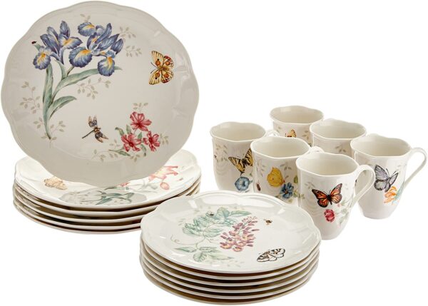 845a7f0fa8d744d88c8f51708b3876df 28 Piece Butterfly Meadow Classic Dinnerware Set