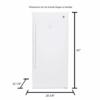 14.1 Cu. ft. White Frost-free Upright Freezer
