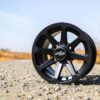 RT102 15in Wheels 15x7 4x137, 4+3 Offset, ATV UTV SxS Rims, Compatible with Can Am Commander Max Defender Max Pro Maverick X3 Maverick Trail, 4/137 Matte Black, Set of 4