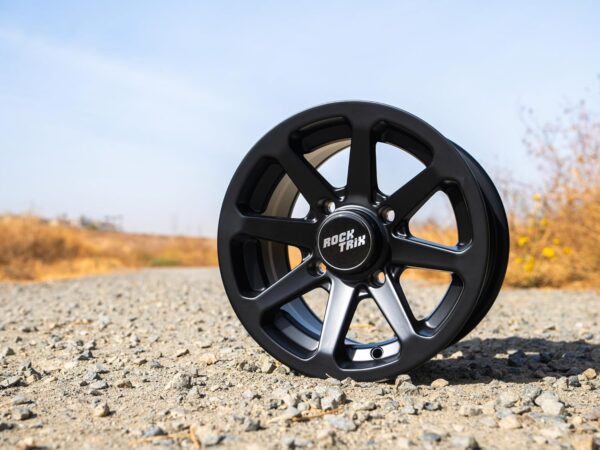 8624ab2dbc3349d79b18f0dbb02a0402 RT102 15in Wheels 15x7 4x137, 4+3 Offset, ATV UTV SxS Rims, Compatible with Can Am Commander Max Defender Max Pro Maverick X3 Maverick Trail, 4/137 Matte Black, Set of 4