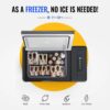 12 Volt Refrigerator 12V Car Fridge 23 Quart Portable Freezer Compressor Cooler 12/24V DC 110~240 Volt AC for Truck Van RV Camper SUV Travel Camping Road Trips Tailgating -7℉~50℉