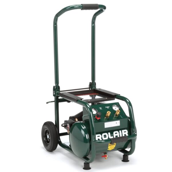 86dde22e2ae54f7f95af43d5f7bebef7 Rolair VT25BIG 5.3 Gallon Electric Wheeled Portable Compressor for tires & tools