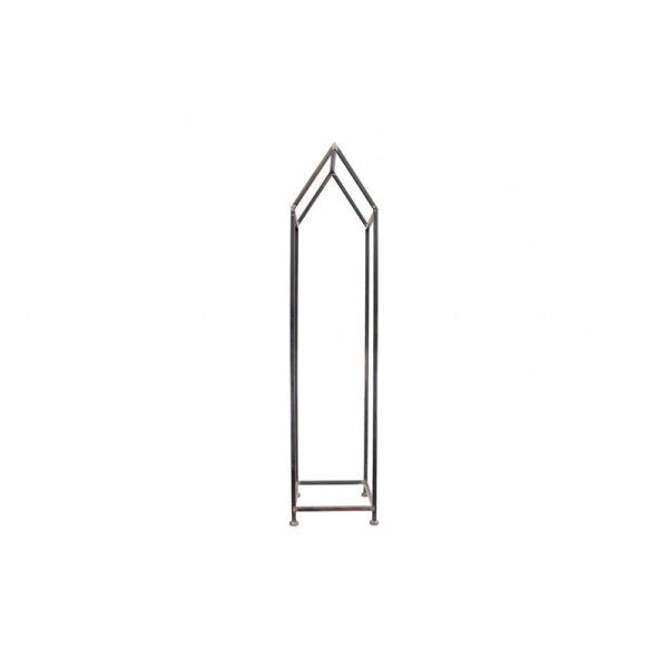 87bbf472f2f94381a956258996434f79 3R Studios House Shaped Metal Log Holder