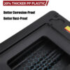 17 Gal Electric Oil Drain with 110V Pump & 8 Ft Hose,Low Profile & T Folding Handle Oil Drain Cart for Truck Cars SUVs
