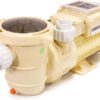 1.5HP Variable 2-Speed Swimming Pool Pump High Flow Above-Ground Swimming Pump Strainer w/ Slip on Fitting