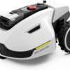 YUKA Mini 500H Robot Lawn Mower Reception 0.12 Acre, Max. 0.17 Acre, Ultrasense AI Vision+ RTK Positioning, Auto Mapping, App Control,45% Slope, Cutting Height 2''~3.5'', 3 Mowing Zones