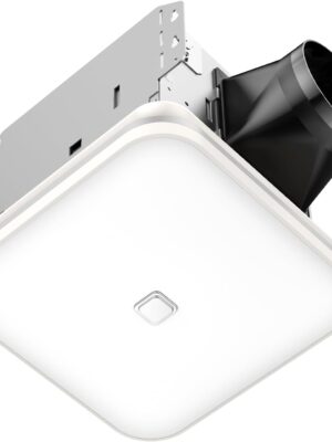 OREiN Bathroom Exhaust Fan with Light, 26W Bathroom Fan with LED Light