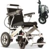 2020 New Folding Ultra Lightweight Electric Power Wheelchair, Silla de Ruedas Electrica, FDA Approved and Air Travel Allowed, Heavy Duty, Mobility Motorized, Portable Power (17.5′′ Seat Width)