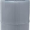 Steel Forklift Propane Tank Cylinder with Built-in Gauge, Gray-Flame King