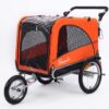 3 in 1 Luxury Large Sized Bike Trailer Bicycle Pet Trailer/Jogger/Dog Cage with Suspension 10308