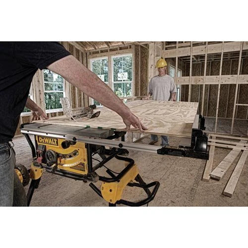8dffd2347d434733a3b4b46cd7ffb124 10 Inch Table Saw, 32-1/2 Inch Rip Capacity, 15 Amp Motor, With Rolling