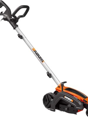 WORX WG896 12 Amp 7.5 Inch Electric Lawn Edger & Trencher, Orange and Black