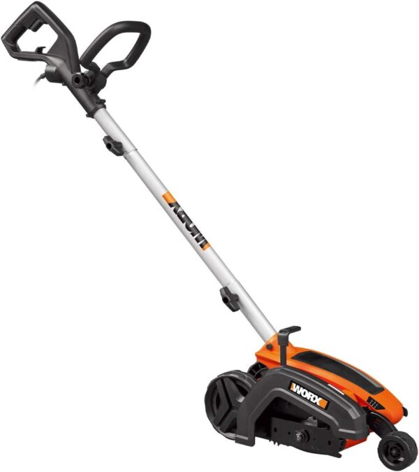 9038e364baf8476f8c66a9bd9fea21d7 WORX WG896 12 Amp 7.5 Inch Electric Lawn Edger & Trencher, Orange and Black