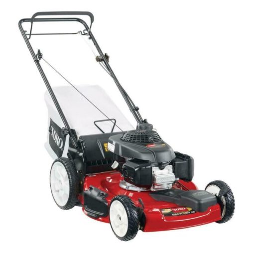 916cd68bfd11410cad1b9d02d144818a Self-propelled gas mower, 22-inch 170cc OHV engine high-wheel RWD 3-in-1 with height adjustment, oil included