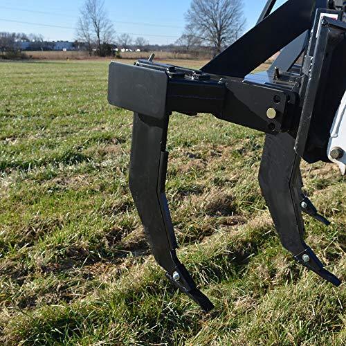 91d49363bc4943f5af70f48195c6ab19 3 Shank Subsoiler Ground Ripper Fits 3 Point Tractor Cat 1 & 2 Quick Hitch Compatible
