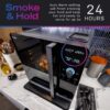 Smart Indoor Pellet Smoker, with Active Smoke Filtration, 5 Smoke Control Settings, WiFi Connected, Electric, Countertop BBQ Appliance, Black