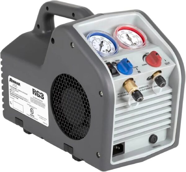 93b4bacdf4a647068acc70f1e1df8895 (Portable Refrigerant Recovery Machine – 115V, 60Hz, for Both Liquid and Vapor Refrigerant, White-Robinair