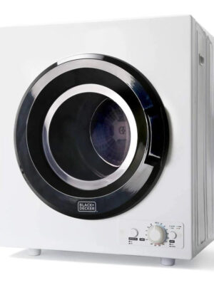 3.5 Cu. ft. Portable Dryer – White Black