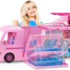 3-in-1 DreamCamper Vehicle, approx. 3-ft, Transforming Camper with Pool, Truck, Boat and 50 Accessories, Makes a Great Gift for 3 to 7 Year Olds