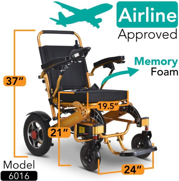 96f95da2c1ef497682da9511d4d5ea37 2020 Model Wide Seats Fold & Travel Lightweight Wheelchair Motor Motorized Wheelchairs Electric Silla De Ruedas Power Wheelchair Power Scooter Aviation Travel Safe Heavy Duty Mobility Aids Chair