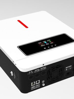 Xijia 3600W Hybrid Pure Sine Wave Power Inverter with 120A MPPT Solar Charger，dc 24V to ac 110v 60HZ Solar Converter for Home,Car ＆Cabin (DC24V(Range20V-30V) 3600VA)