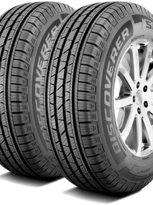 Pair of 2 (TWO) Cooper Discoverer SRX 235/60R18 107V XL A/S All Season Tire Fits: 2017-19 Honda CR-V EX-L, 2011-17 Honda Odyssey Touring Elite