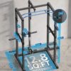 Sportsroyals Power Cage,1600lbs Multi-Function Power Rack with Adjustable Cable Crossover System and More Training Attachment, Weight Cage for Home Gym