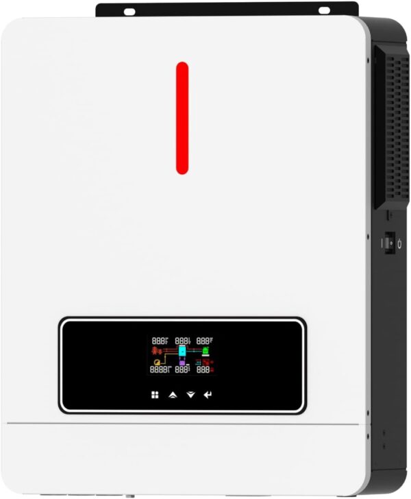 9dcb9adcfdd24dbd960fa3769e8d1a10 Xijia 3600W Hybrid Pure Sine Wave Power Inverter with 120A MPPT Solar Charger,dc 24V to ac 110v 60HZ Solar Converter for Home,Car &Cabin (DC24V(Range20V-30V) 3600VA)