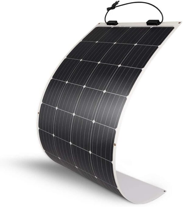 9e4771e7a8734542a62c442adfeb6b28-1 160 Watt 12 Volt Extremely Flexible Monocrystalline Solar Panel – Ultra Lightweight, Ultra Thin, Up to 248 Degree Arc, for RV, Boats, Roofs, Uneven Surfaces