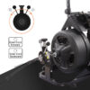 XtremepowerUS 45078 45078 Drain Snake Commercial w/Attachments 100' Electric Sewer