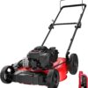 21" 2-in-1 Push Lawn Mower, 125cc Engine, Adjustable Cutting Height, Lightweight, Easy Assembly