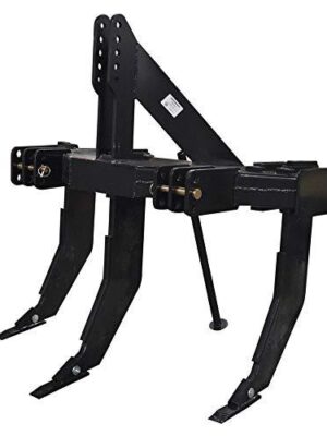 3 Shank Subsoiler Ground Ripper Fits 3 Point Tractor Cat 1 & 2 Quick Hitch Compatible