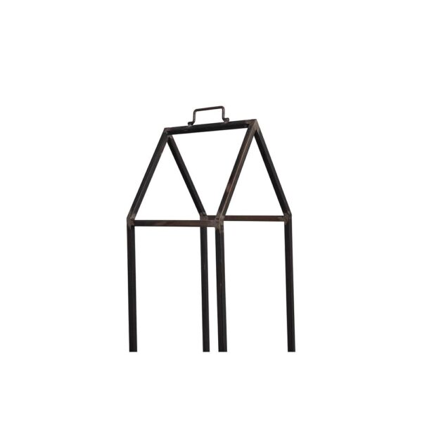 a0a9205df8384d29a364b6487b221159 3R Studios House Shaped Metal Log Holder