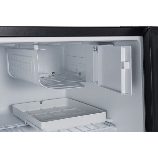 a2cc31b24ef24f29b5a07c8c16c9850a 1.7-Cu. Ft. Single-Door Mini Refrigerator with Half-Width Chiller Compartment Black