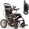 2020 New Folding Ultra Lightweight Electric Power Wheelchair, Silla de Ruedas Electrica, FDA Approved and Air Travel Allowed, Heavy Duty, Mobility Motorized, Portable Power (17.5′′ Seat Width)