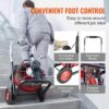 VEVOR Drain Cleaner Machine 100FT x 1/2 Inch, Auto Feed Sewer Snake Auger on Wheels, 550W Portable Drain Cleaning Machine with 8 Cutters & Air-activated Foot Switch for 2" to 4" Pipes