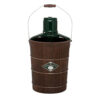 White Mountain 6 Qt. Green and Brown Electric Ice Cream Maker